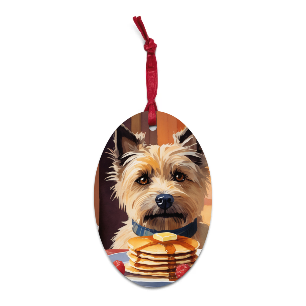 PugMug Custom Cairn Terrier Wooden Ornament