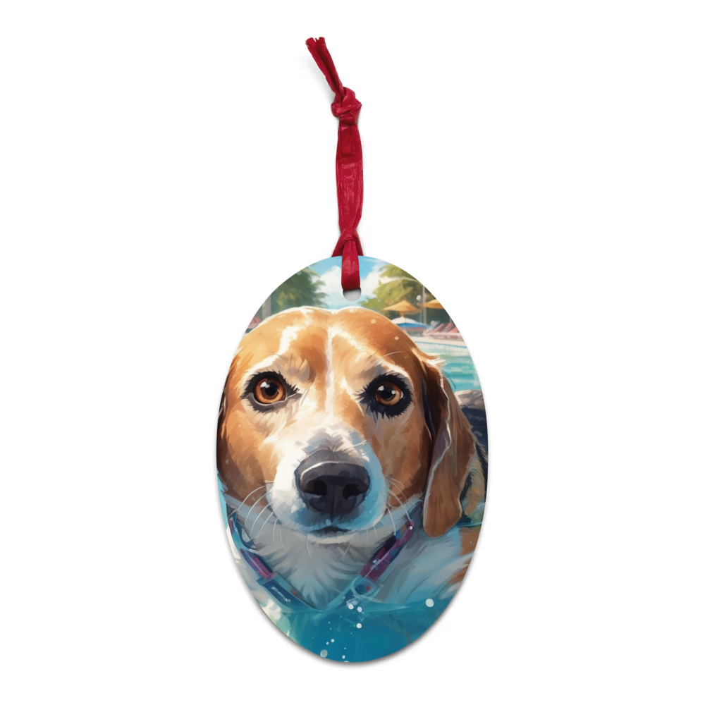 PugMug Custom Munchkin Wooden Ornament