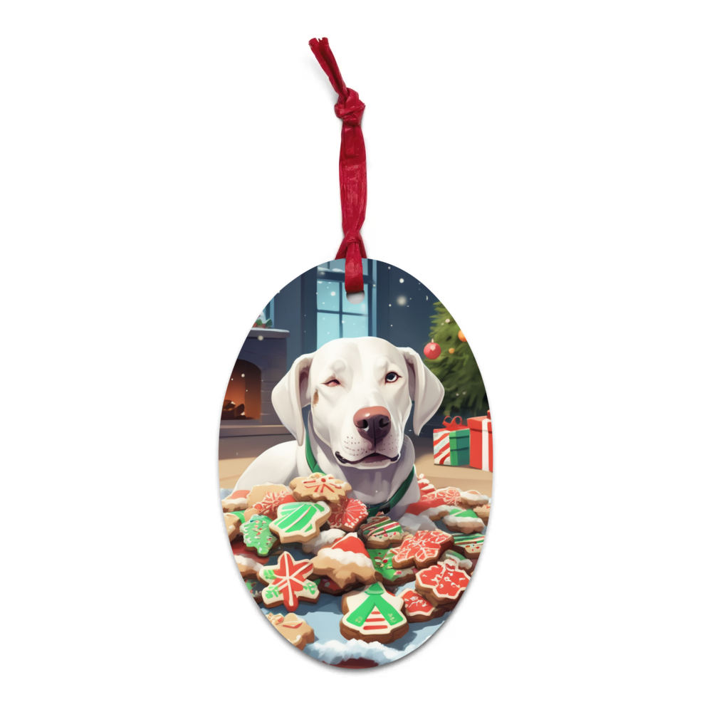 PugMug Custom Penny Wooden Ornament