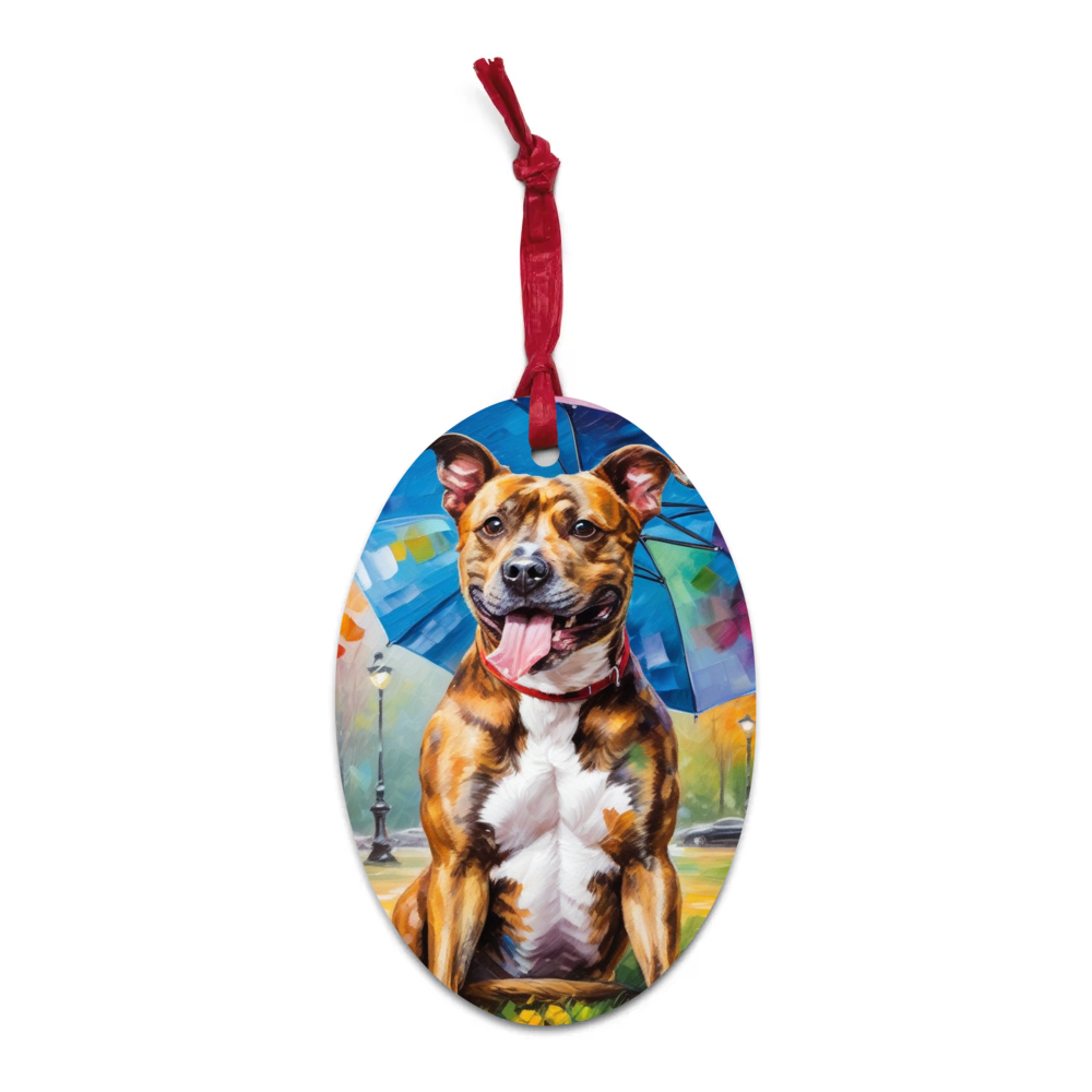 PugMug Custom Tony Hawk Wooden Ornament