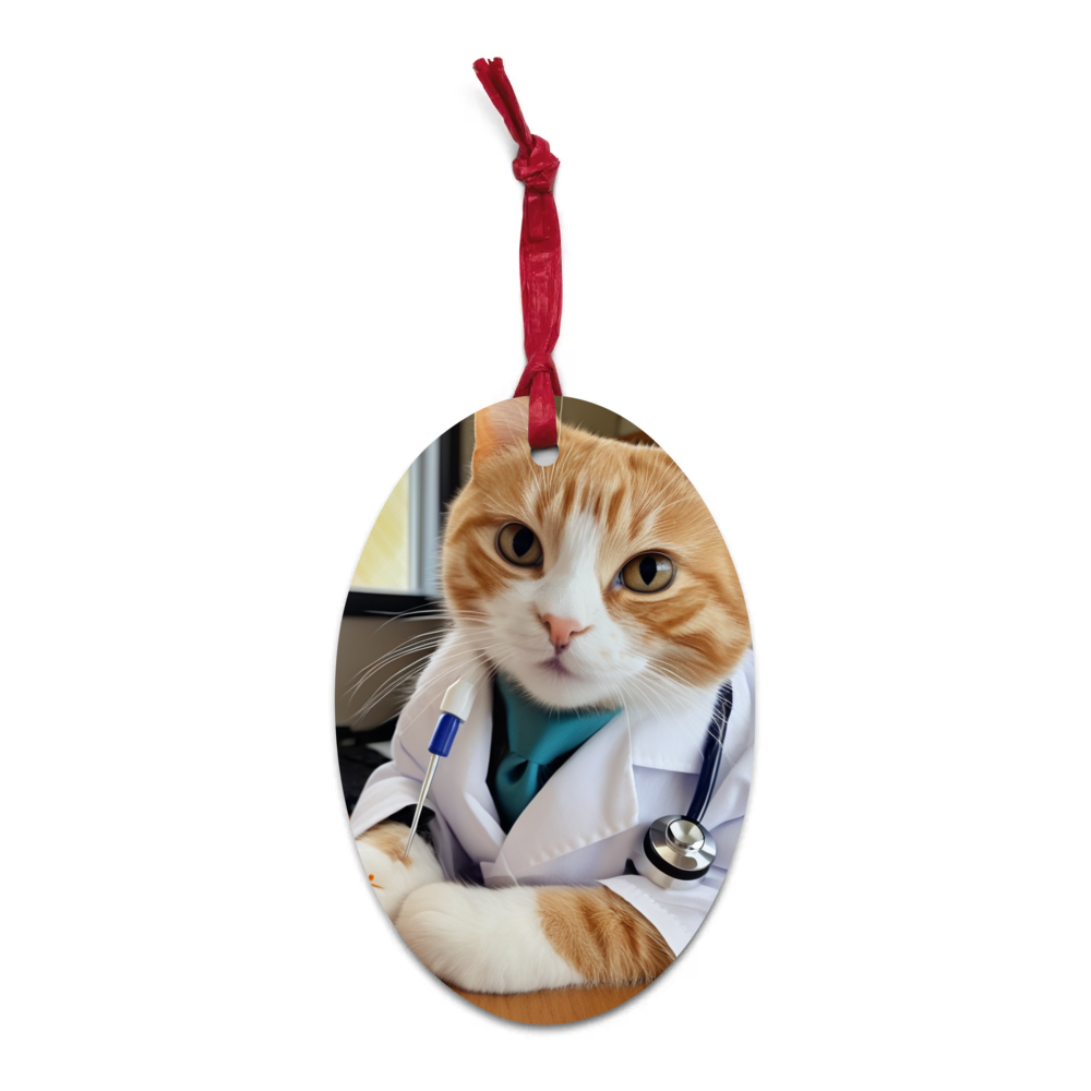 PugMug Custom Jack Jack Wooden Ornament