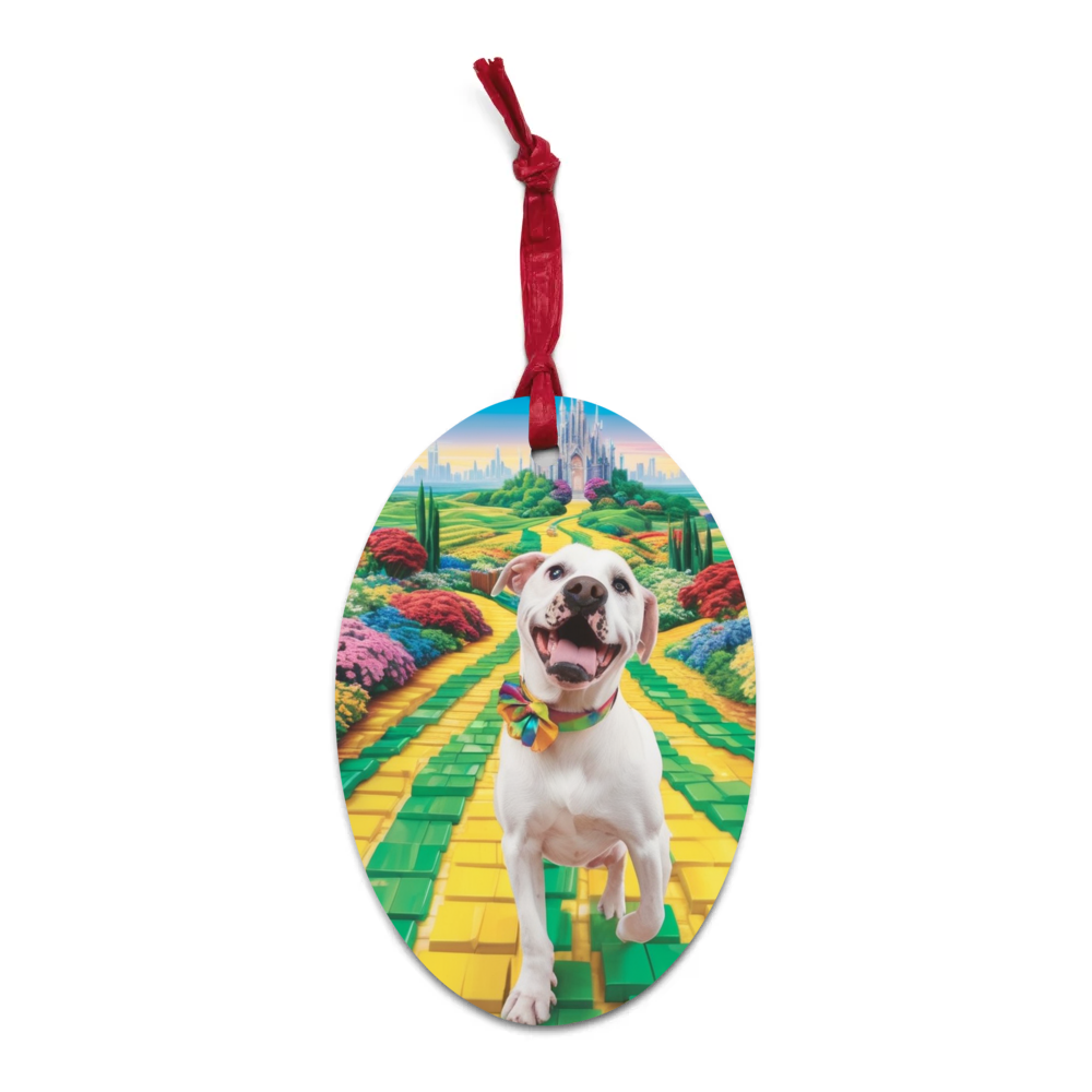 PugMug Custom Melody Wooden Ornament