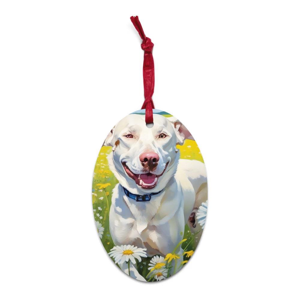 PugMug Custom Penny Wooden Ornament