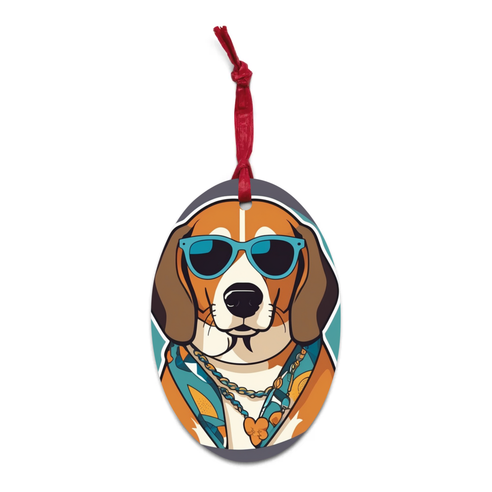 PugMug Custom Munchkin Wooden Ornament