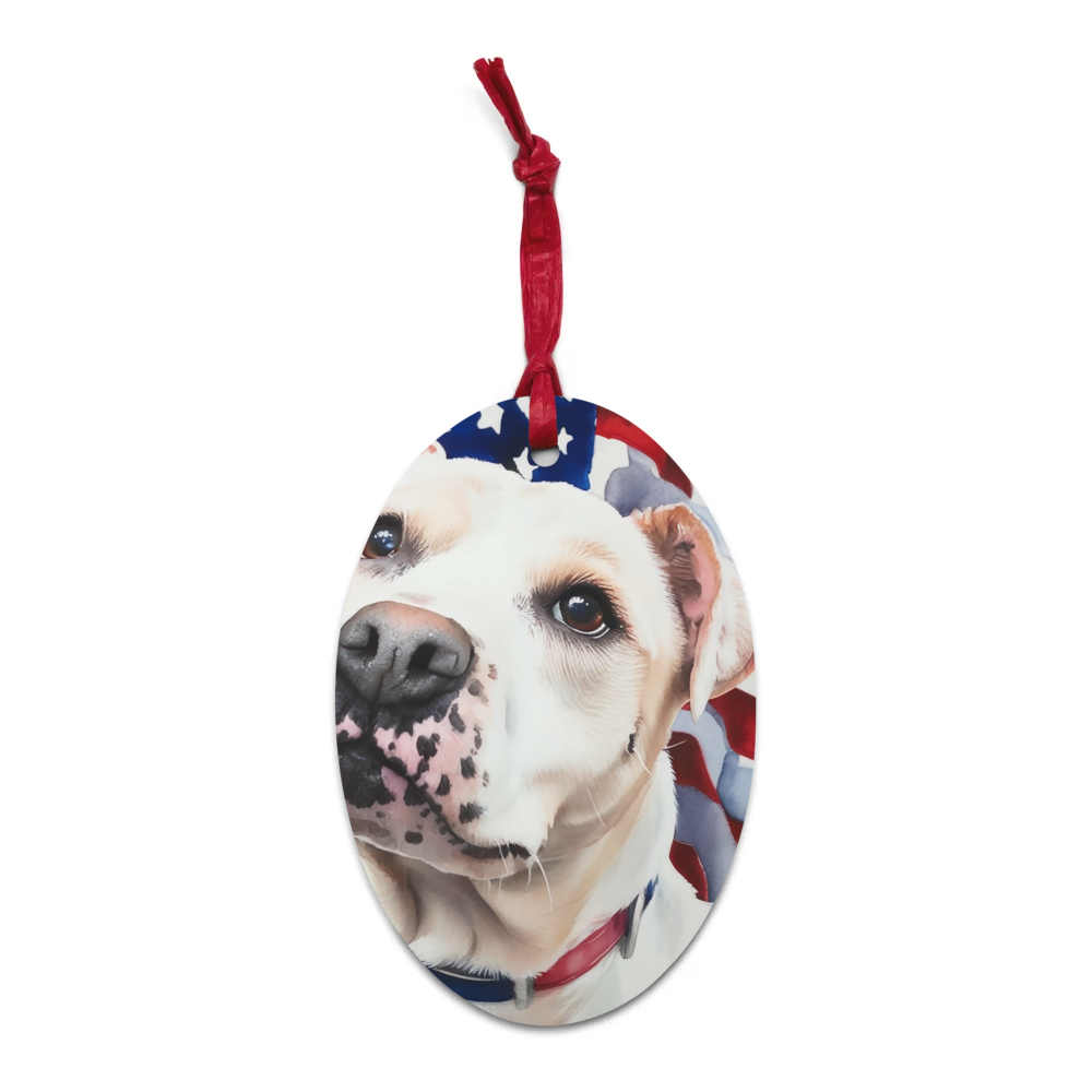 PugMug Custom Melody Wooden Ornament