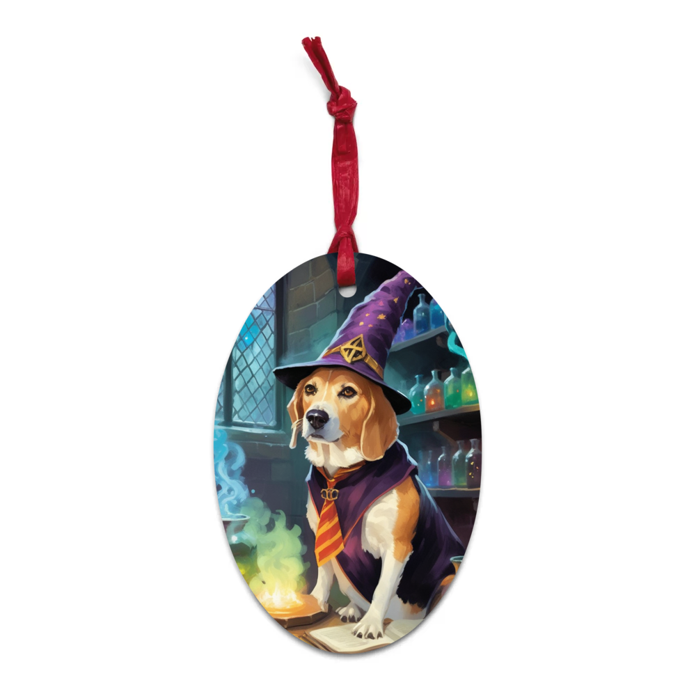 PugMug Custom Munchkin Wooden Ornament