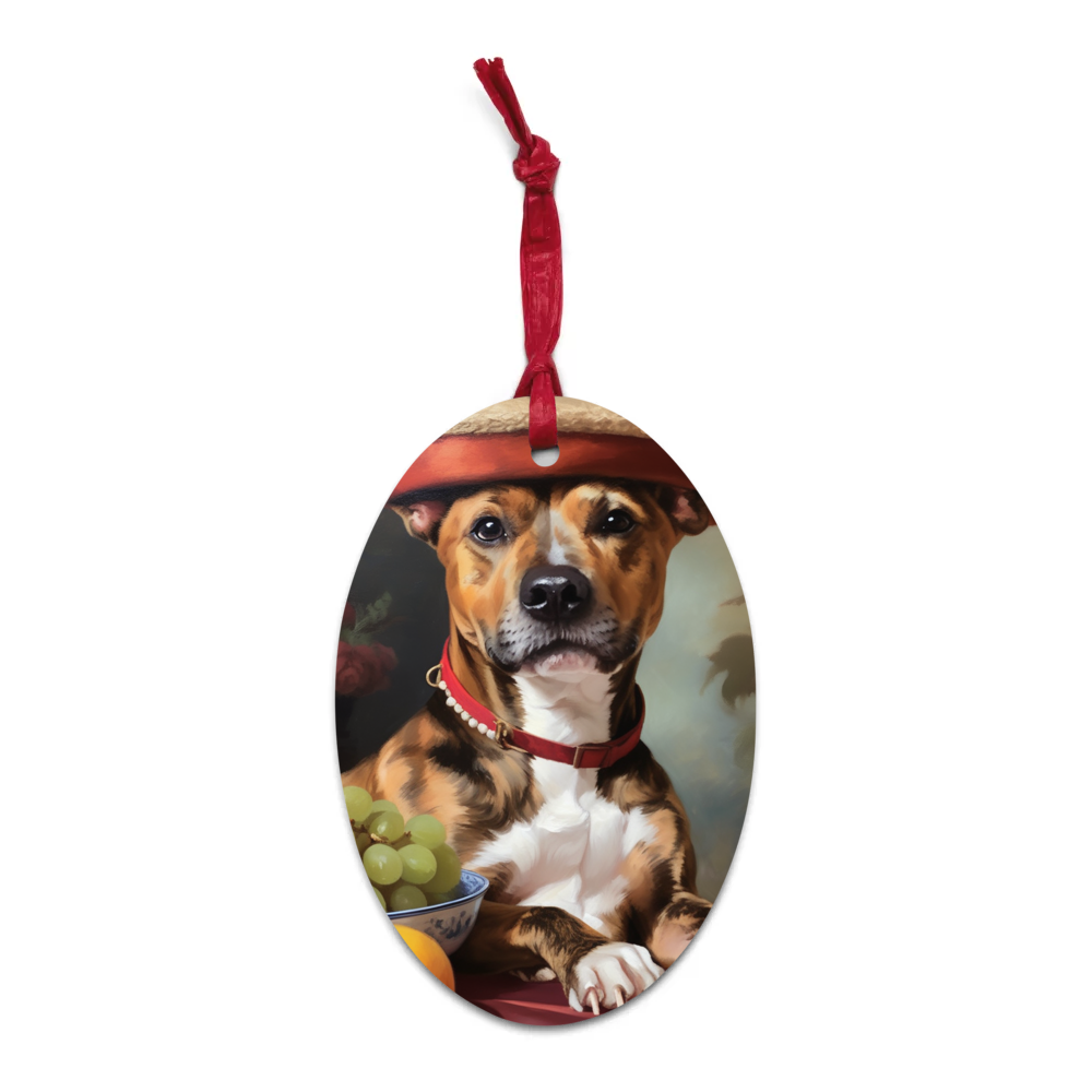 PugMug Custom Tony Hawk Wooden Ornament