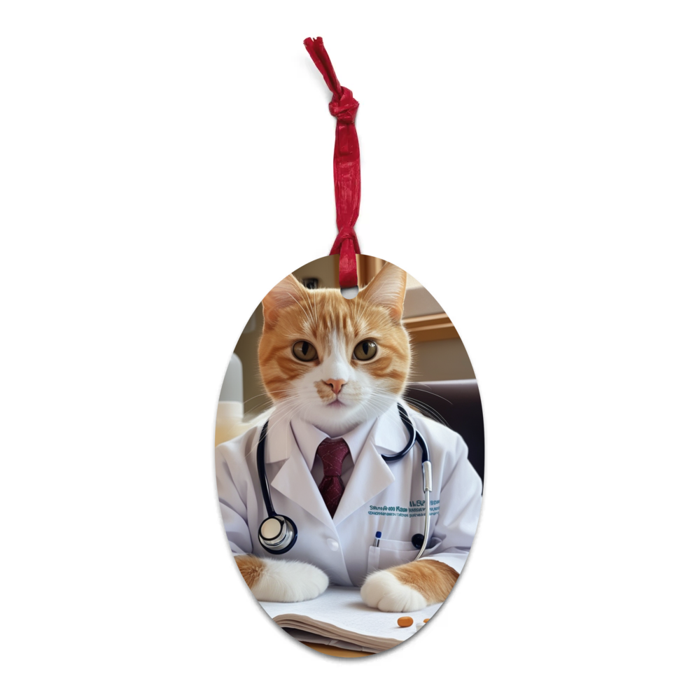 PugMug Custom Jack Jack Wooden Ornament