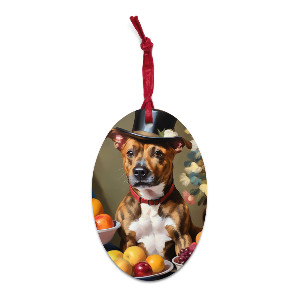 PugMug Custom Tony Hawk Wooden Ornament