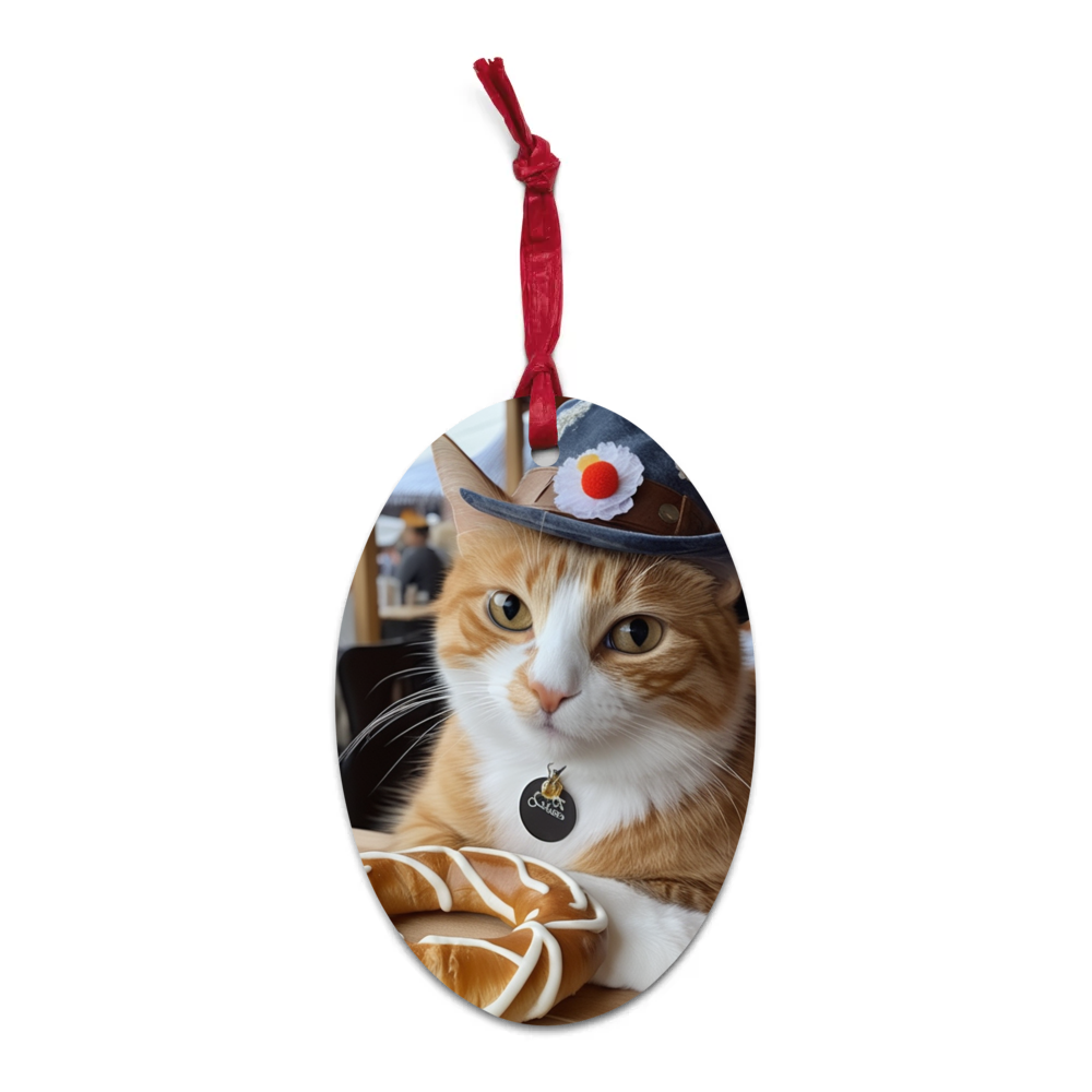 PugMug Custom Jack Jack Wooden Ornament