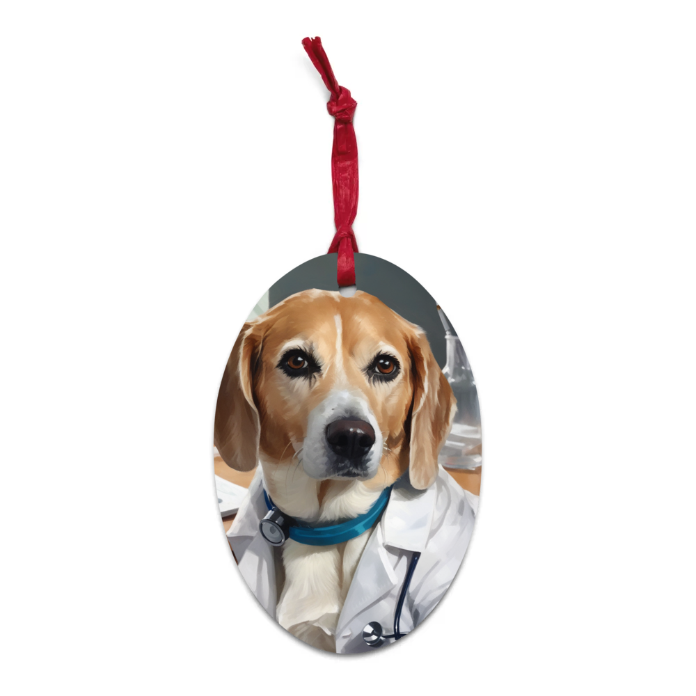 PugMug Custom Munchkin Wooden Ornament