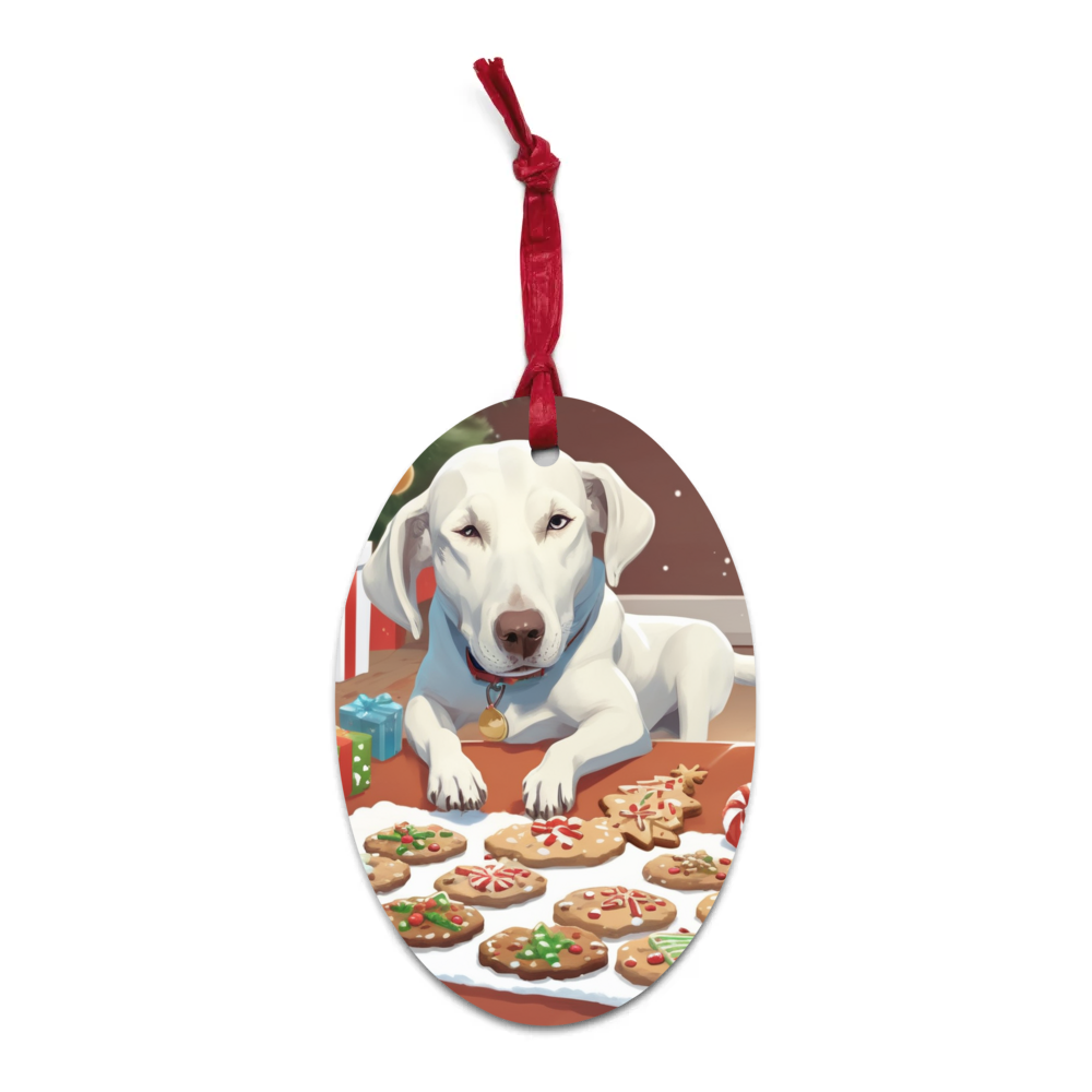 PugMug Custom Penny Wooden Ornament