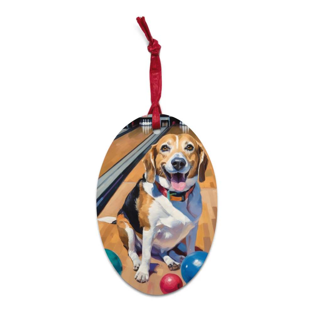 PugMug Custom Munchkin Wooden Ornament