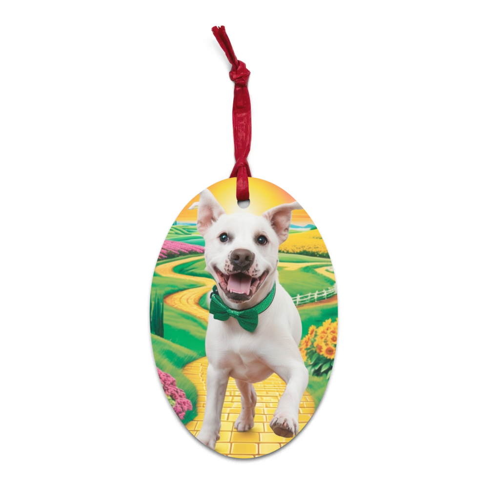 PugMug Custom Melody Wooden Ornament