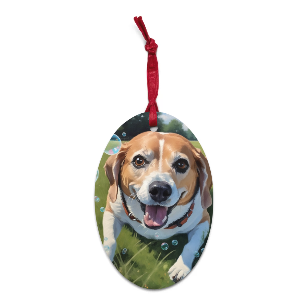 PugMug Custom Munchkin Wooden Ornament