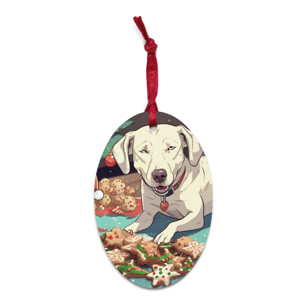 PugMug Custom Penny Wooden Ornament