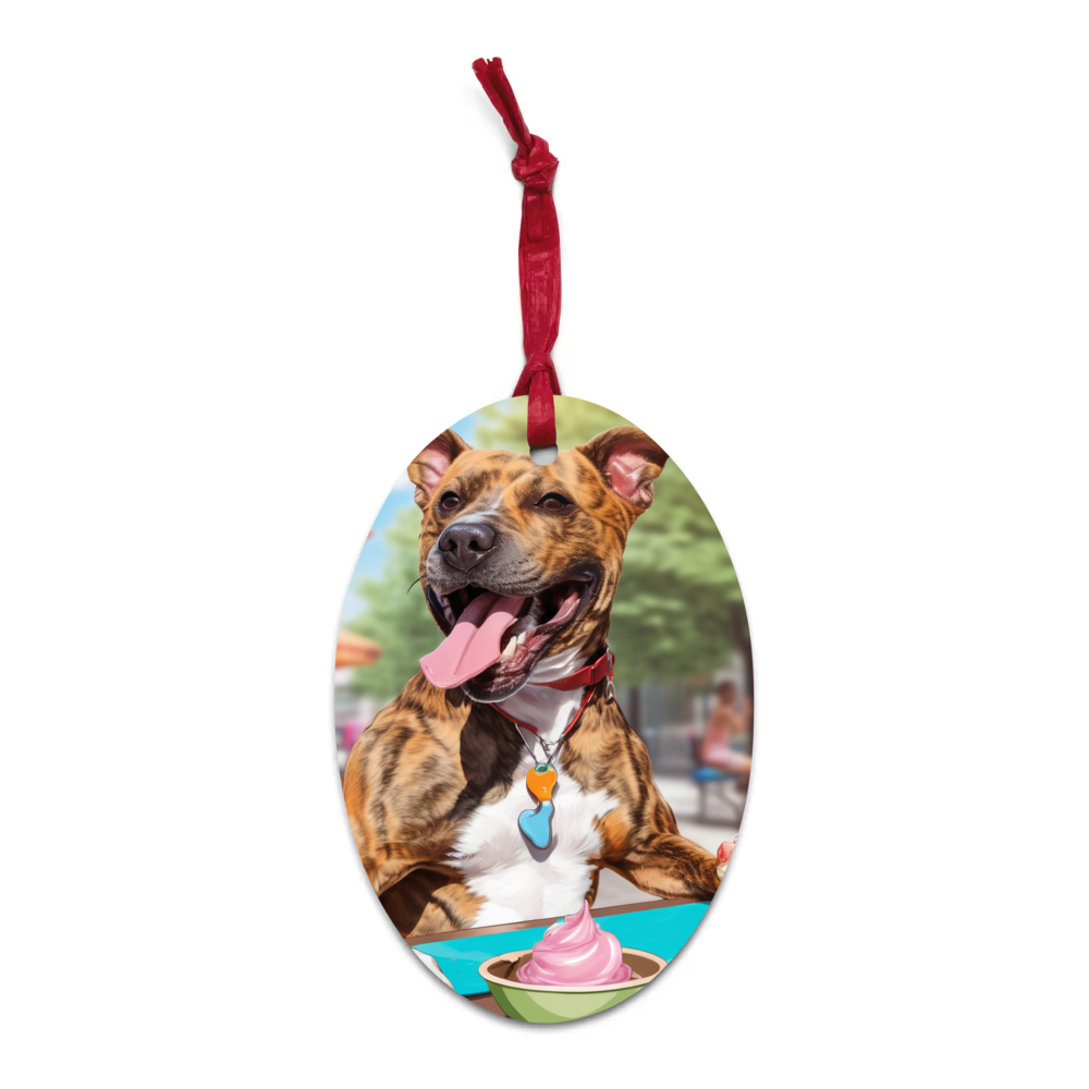 PugMug Custom Tony Hawk Wooden Ornament