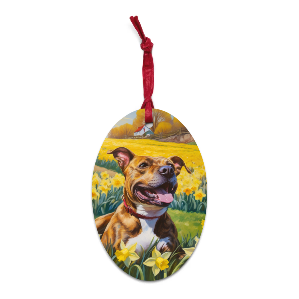 PugMug Custom Tony Hawk Wooden Ornament