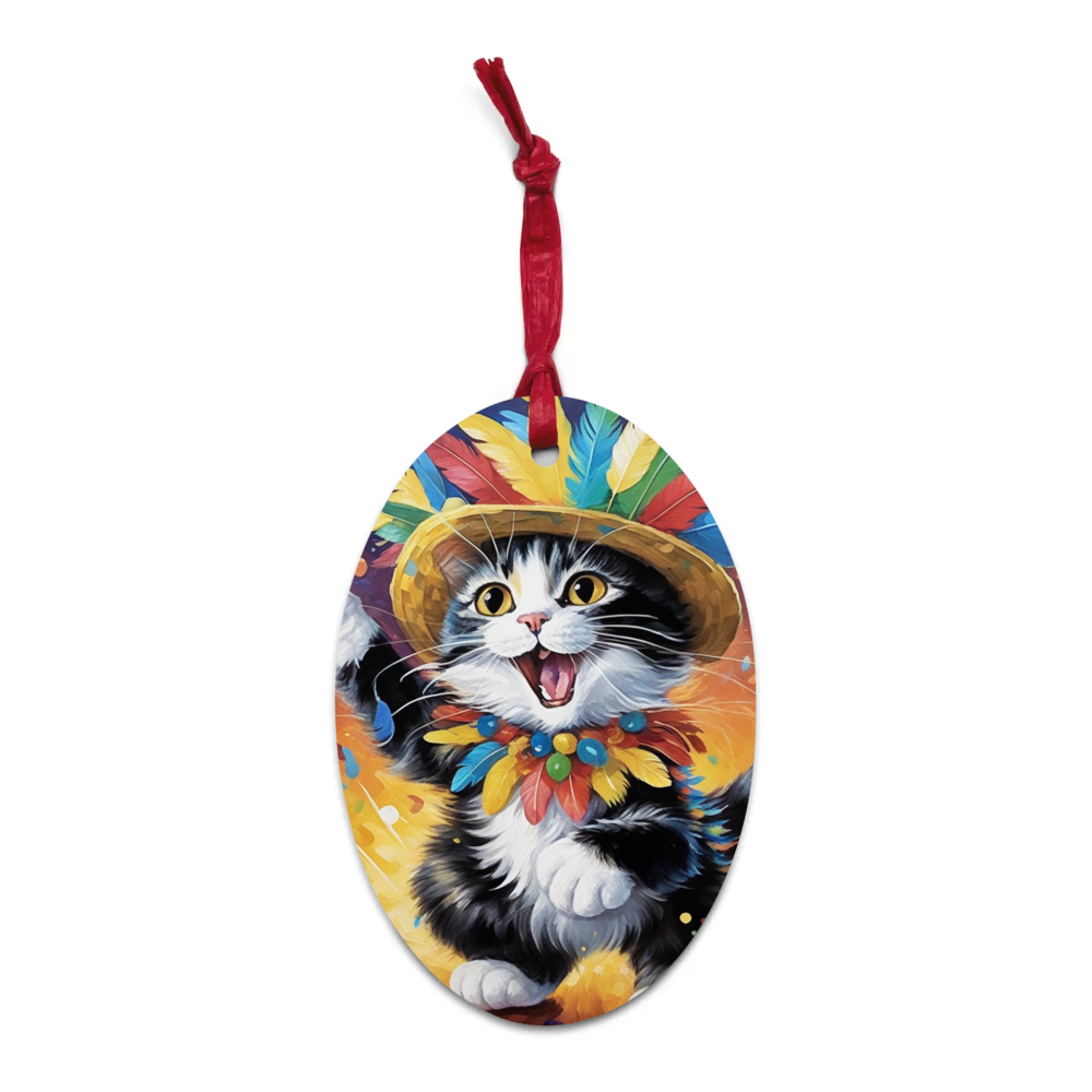 PugMug Custom Jack Jack Wooden Ornament