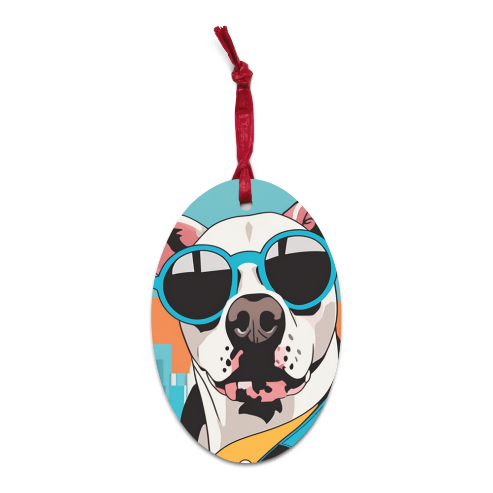 PugMug Custom Melody Wooden Ornament