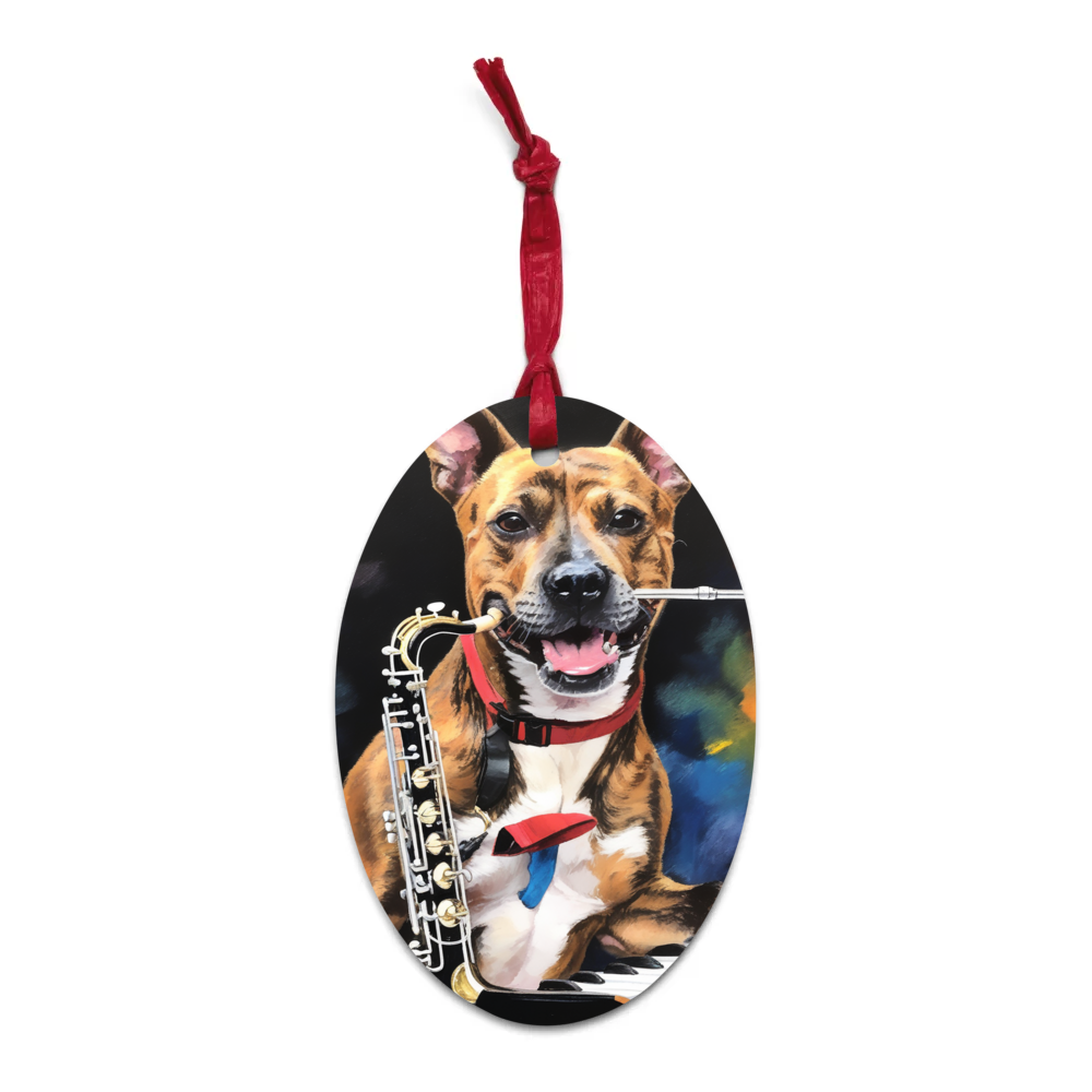 PugMug Custom Tony Hawk Wooden Ornament