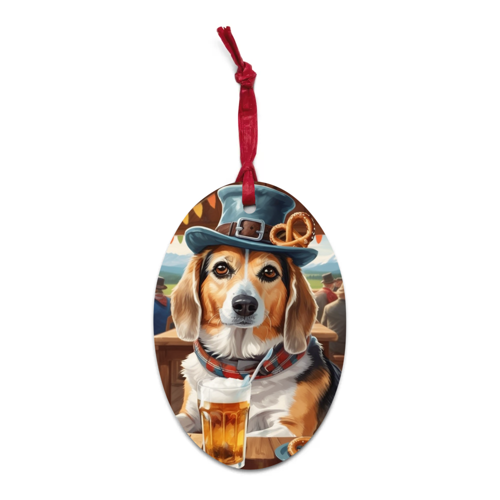 PugMug Custom Munchkin Wooden Ornament