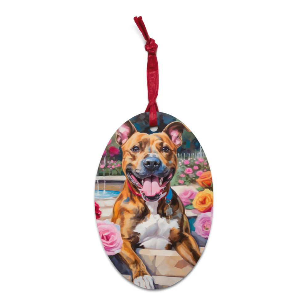 PugMug Custom Tony Hawk Wooden Ornament