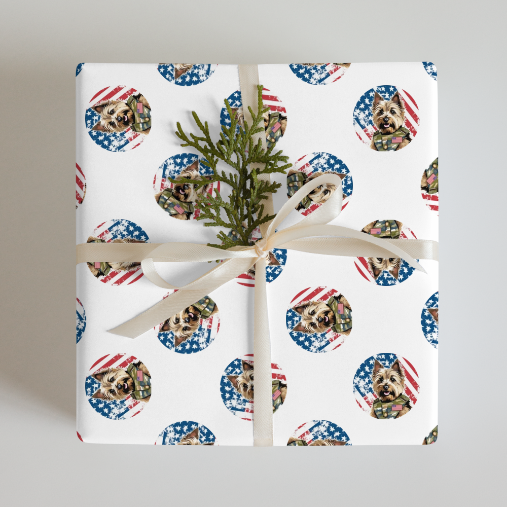 PugMug Custom Cairn Terrier Wrapping Paper