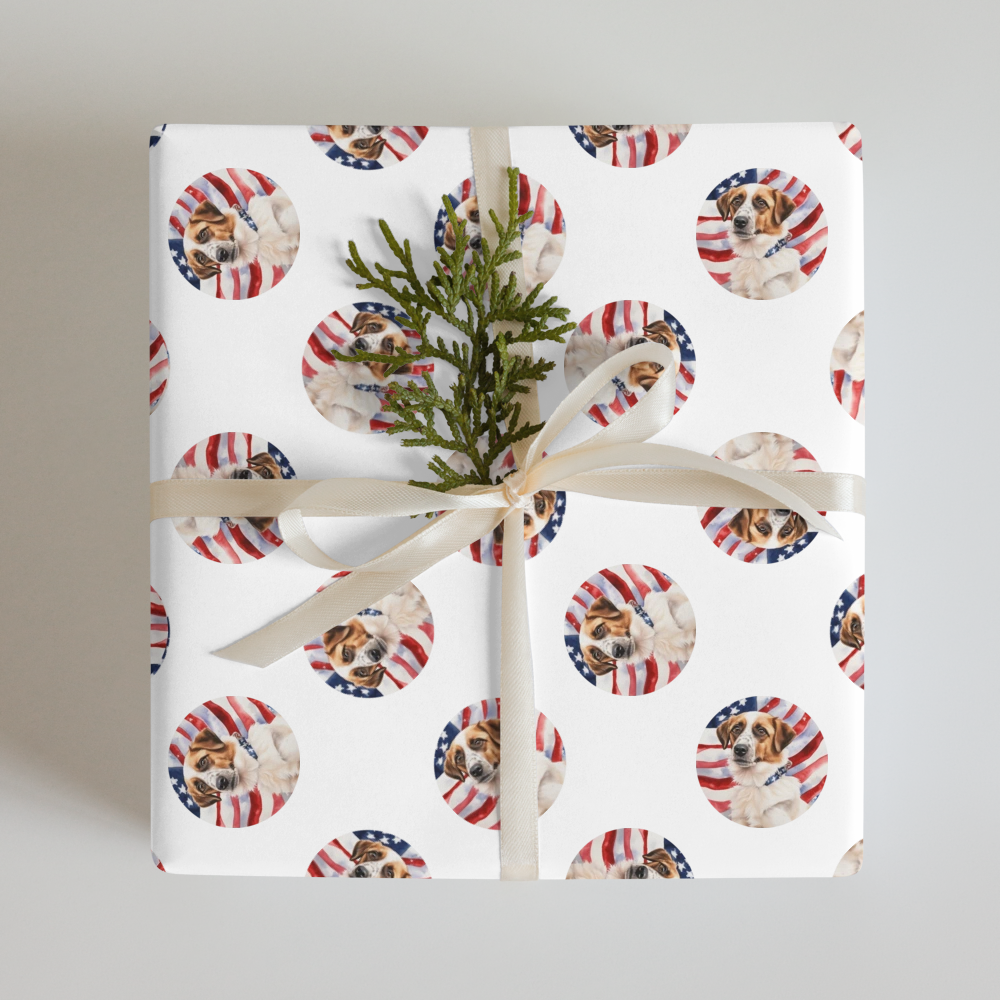 PugMug Custom Hazim Wrapping Paper
