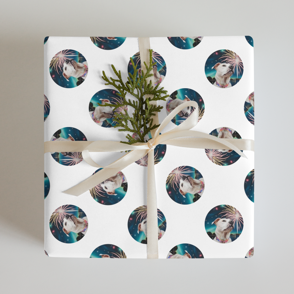 PugMug Custom Melody Wrapping Paper