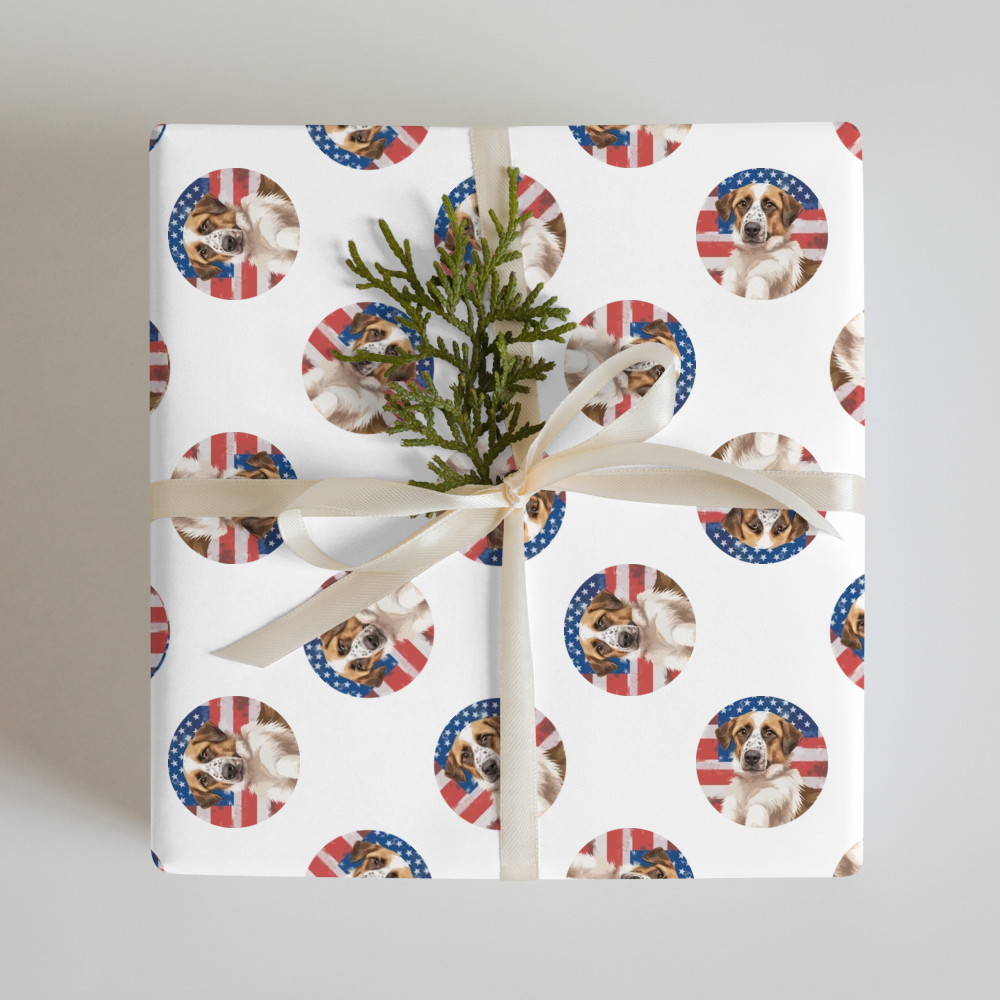PugMug Custom Hazim Wrapping Paper
