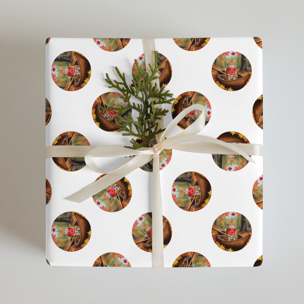PugMug Custom Tabby Exotic Cat Wrapping Paper