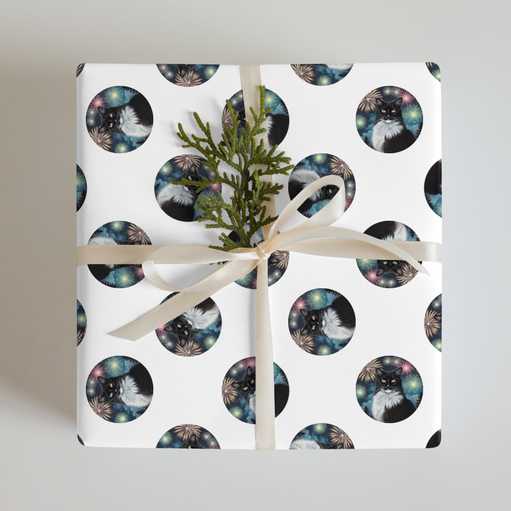 PugMug Custom Peerie Wrapping Paper
