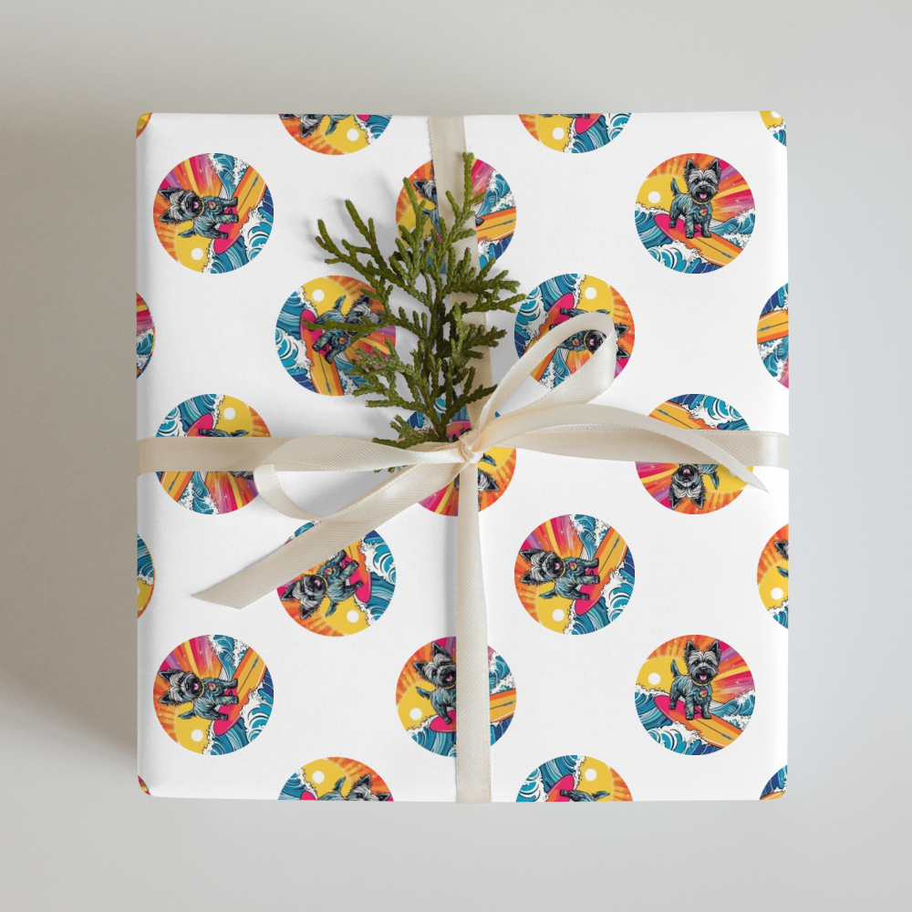 PugMug Custom Cairn Terrier Wrapping Paper