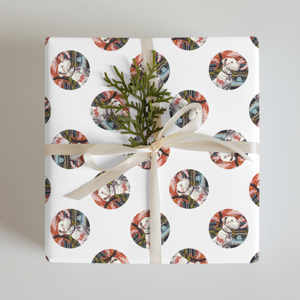 PugMug Custom Penny Wrapping Paper