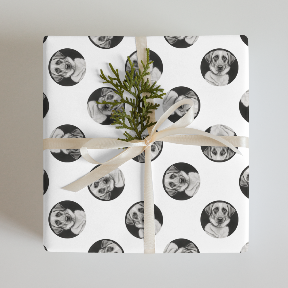 PugMug Custom Hazim Wrapping Paper