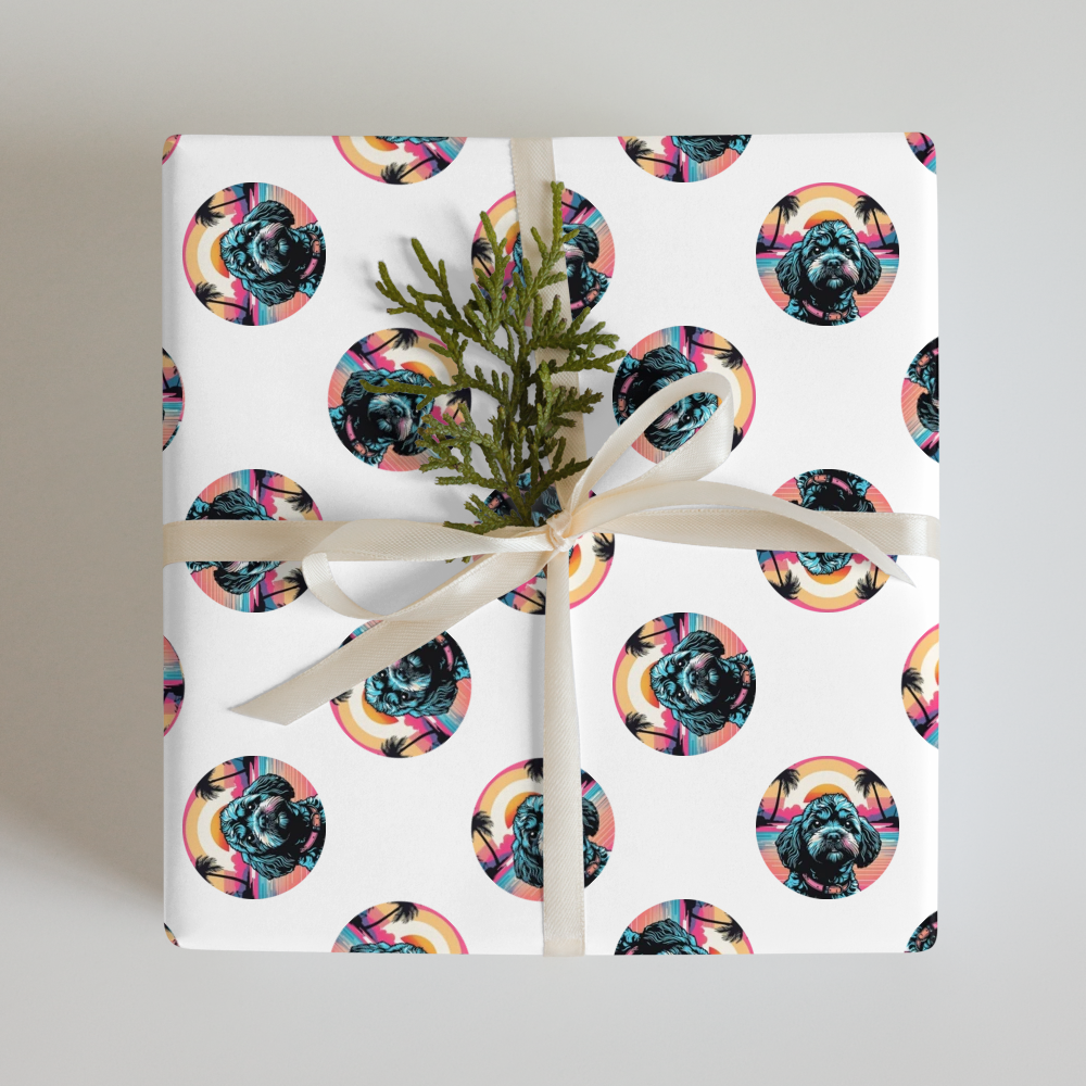 PugMug Custom Lily Wrapping Paper