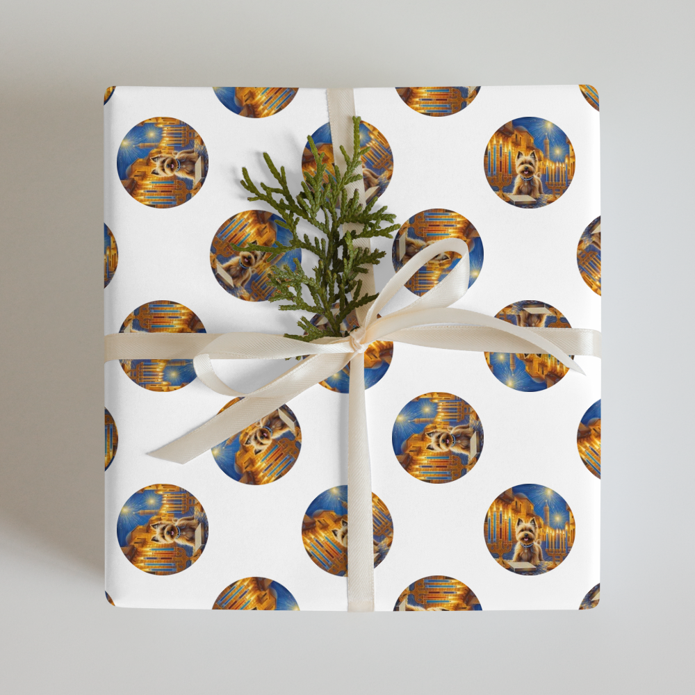 PugMug Custom Cairn Terrier Wrapping Paper