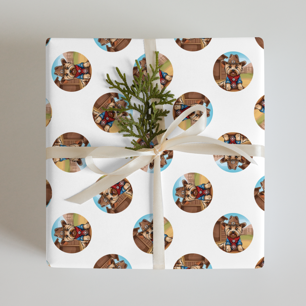 PugMug Custom Cairn Terrier Wrapping Paper