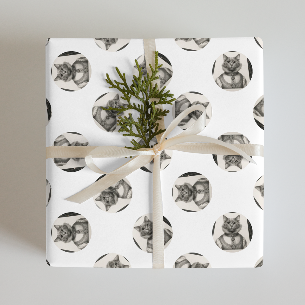 PugMug Custom Thumper Wrapping Paper