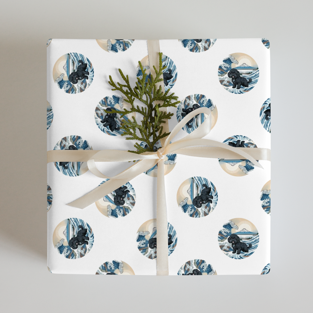 PugMug Custom Lily Wrapping Paper