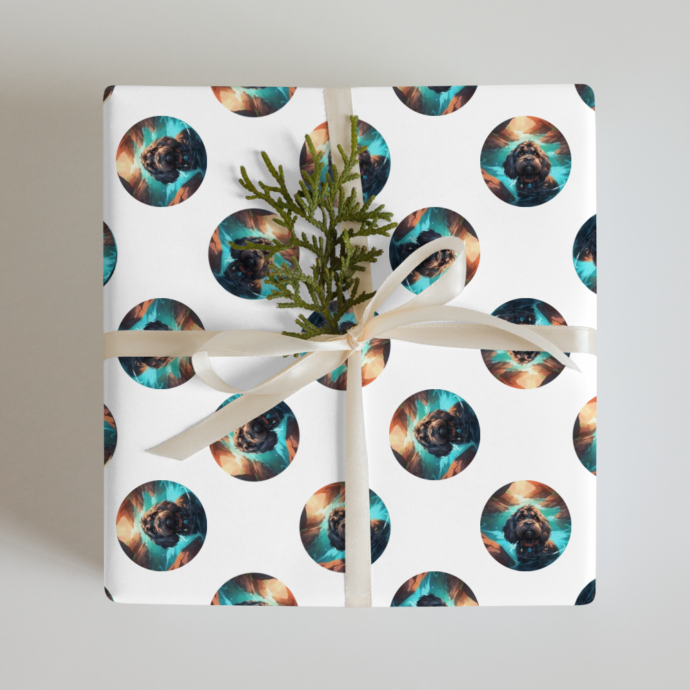 PugMug Custom Lily Wrapping Paper