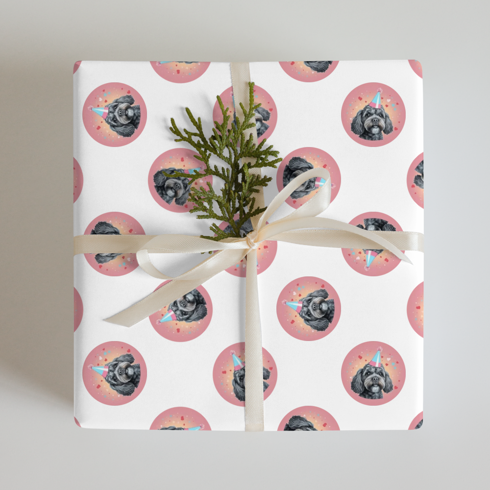 PugMug Custom Lily Wrapping Paper