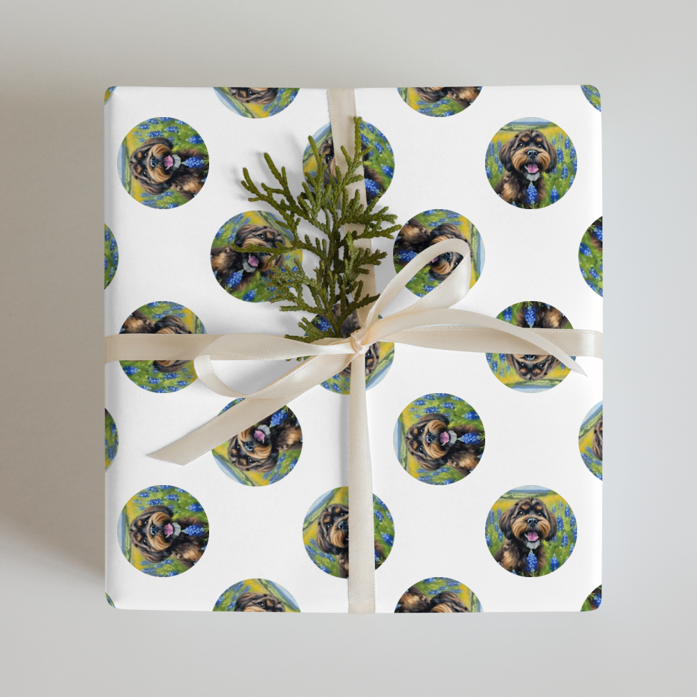 PugMug Custom Lily Wrapping Paper