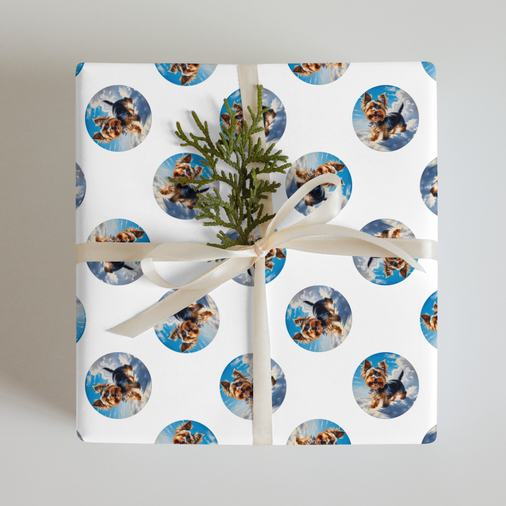 PugMug Custom Yorkshire Terrier Wrapping Paper