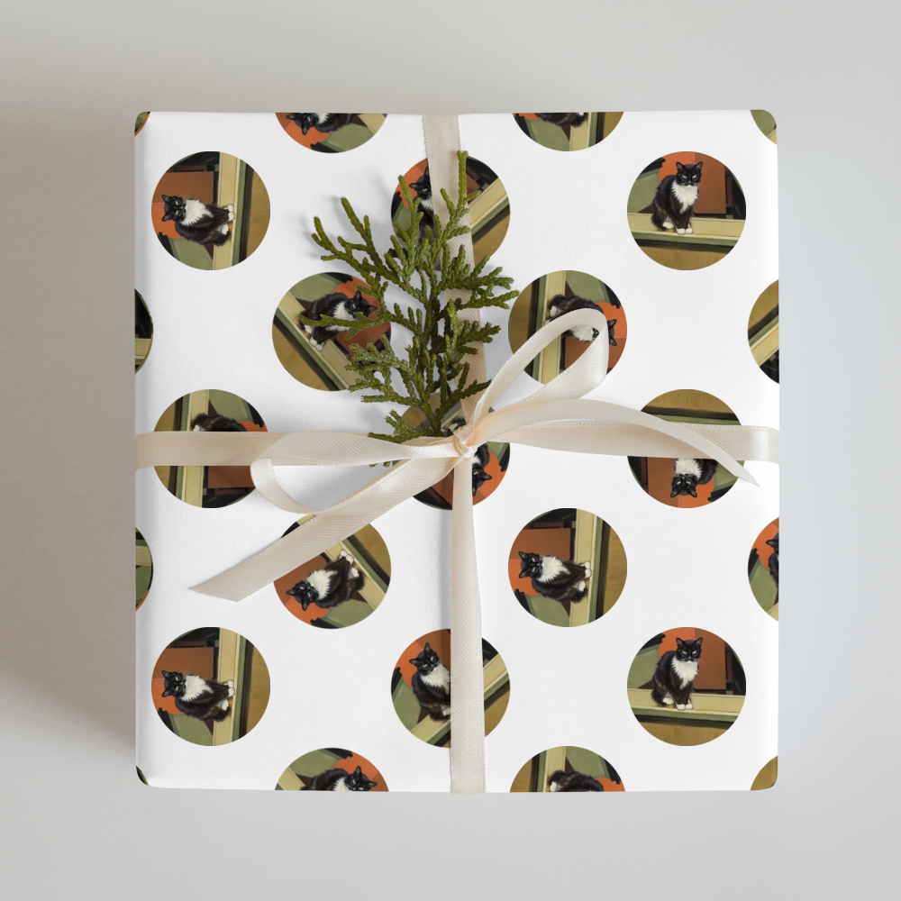 PugMug Custom Peerie Wrapping Paper