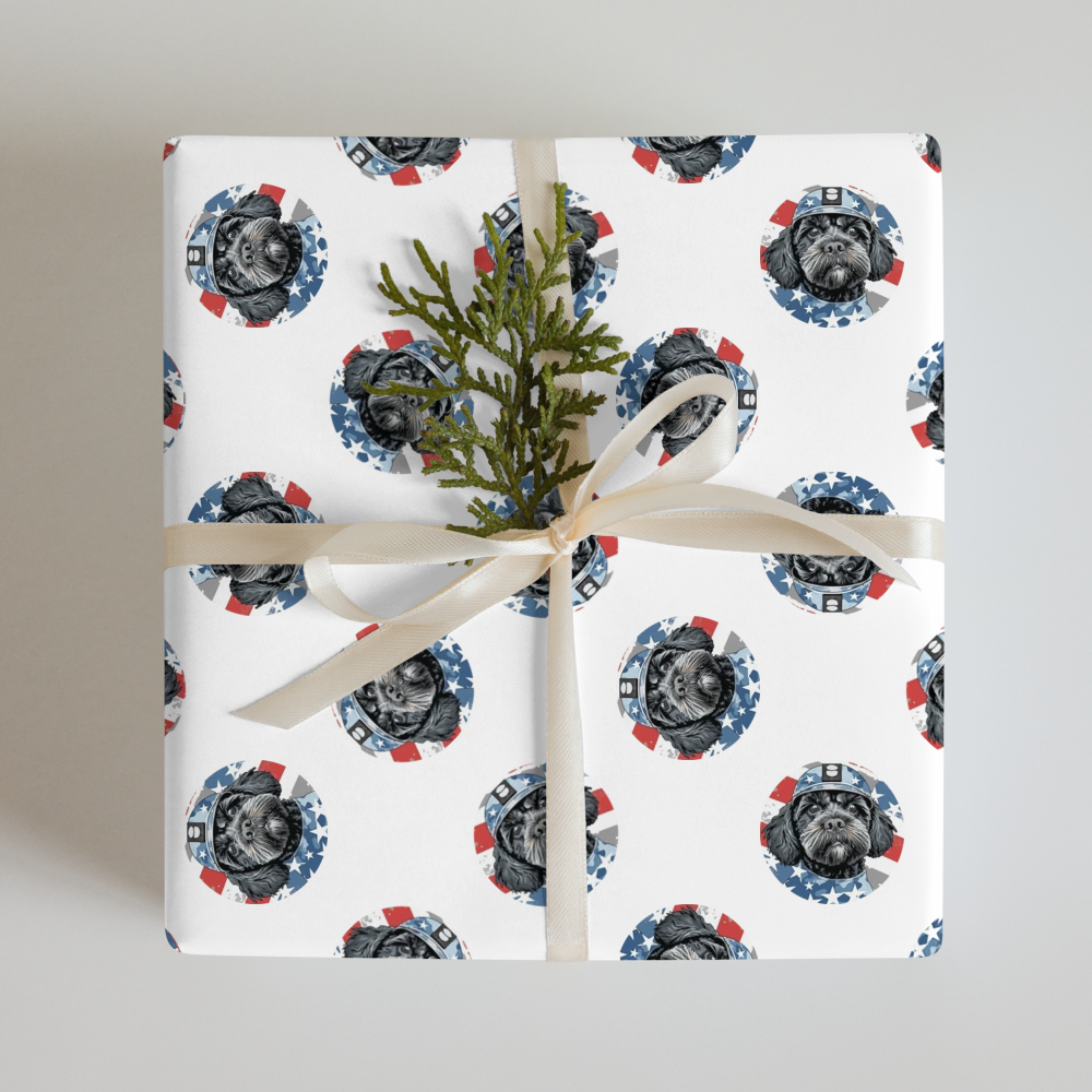 PugMug Custom Lily Wrapping Paper