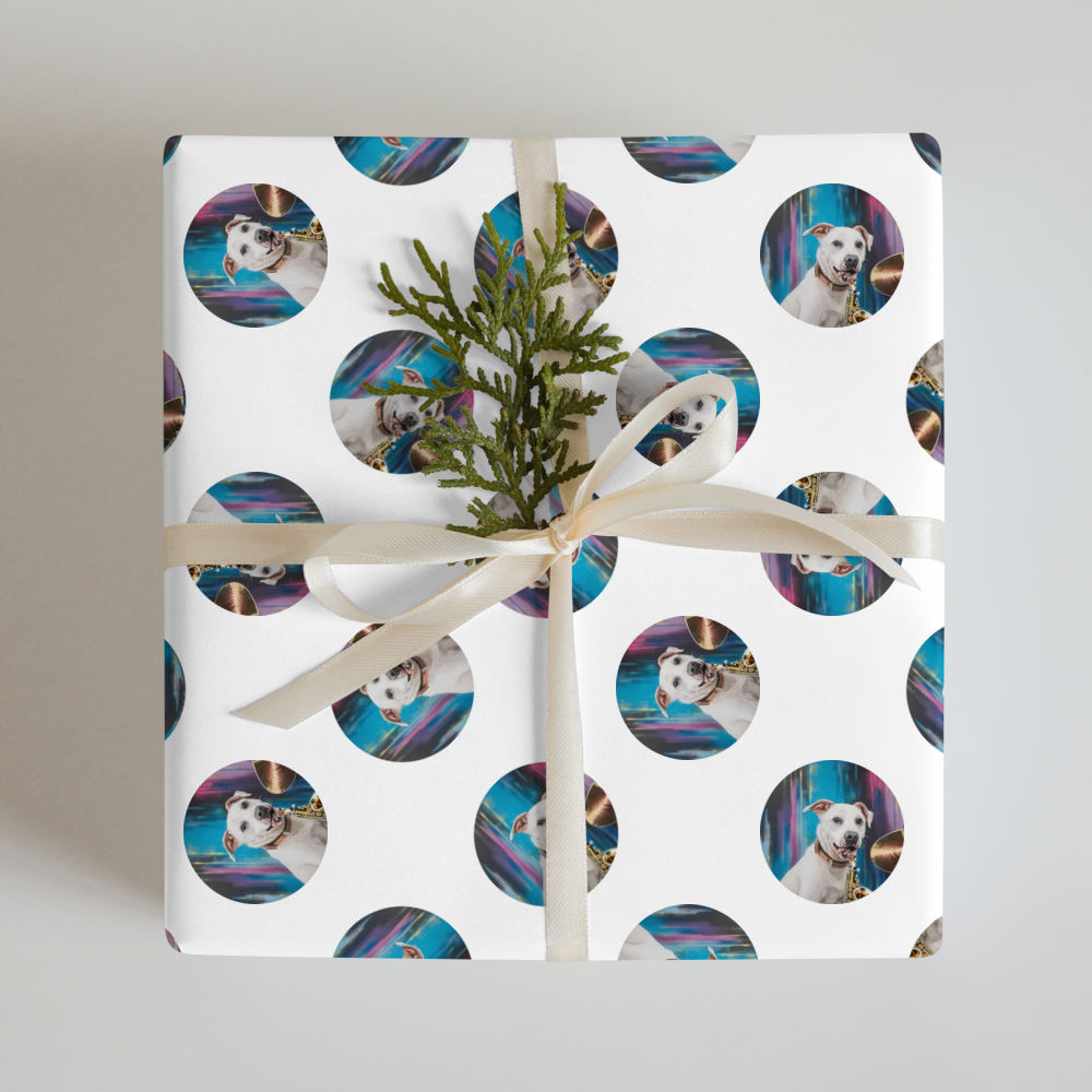 PugMug Custom Melody Wrapping Paper