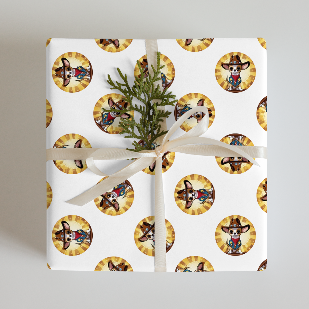 PugMug Custom Chihuahua Wrapping Paper