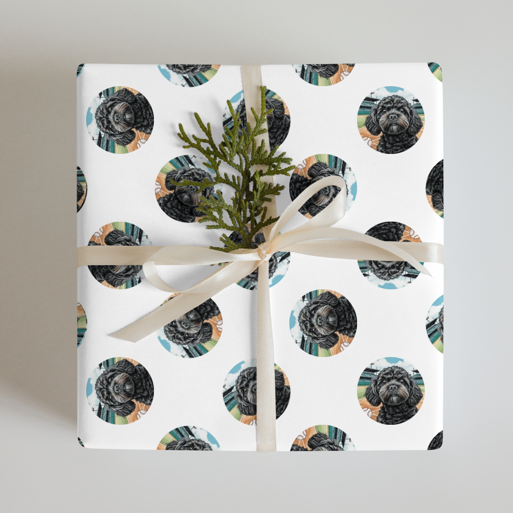 PugMug Custom Lily Wrapping Paper